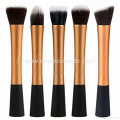 Manufacturer supply 8pieces Per Set Cosmetic Brush Tool With PU Bag Makeup Kit