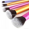 Manufacturer supply 8pieces Per Set Cosmetic Brush Tool With PU Bag Makeup Kit