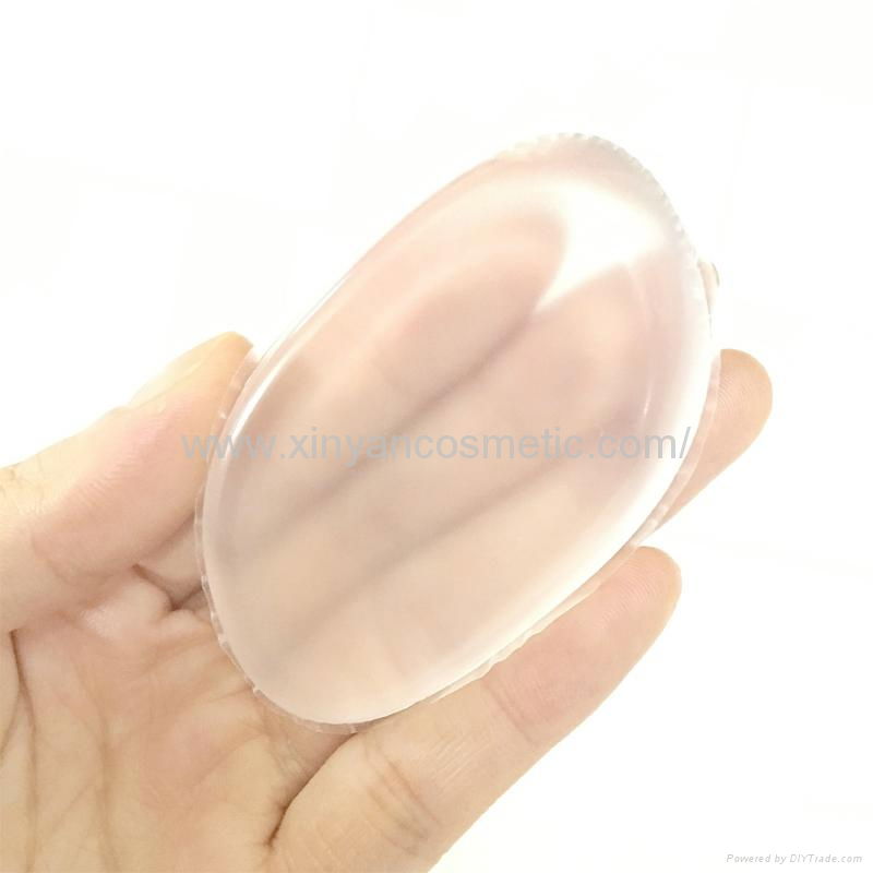 Manufacturer supply transparent Silica gel Puff Easy to clean Liquid Foundation 3