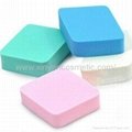XINYANMEI Supply lovely multi colour cosmetic puff Can OEM/ODM