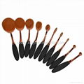 Manufacturer supply 10 in 1 brush type Multifunctional cosmetic brush beauty 4