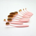 Manufacturer supply 10 in 1 brush type Multifunctional cosmetic brush beauty