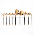 Manufacturer supply Golf handle 9 in 1 cosmetic brush Beauty beauty tools 6