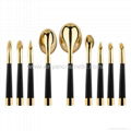 Manufacturer supply Golf handle 9 in 1 cosmetic brush Beauty beauty tools