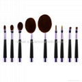 Manufacturer supply Golf handle 9 in 1 cosmetic brush Beauty beauty tools 2