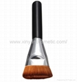 Manufacturer supply Black wooden handle Man-made fiber Single Foundation Brush 3