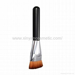 Manufacturer supply Black wooden handle Man-made fiber Single Foundation Brush