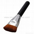 Manufacturer supply Black wooden handle Man-made fiber Single Foundation Brush