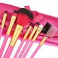 XINYANMEI Manufactury Supply Purple Makeup Brush Set  12