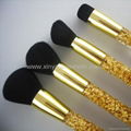 Manufacturer supply High-grade Acrylic handle 4 in 1 sets of makeup brush sets 4