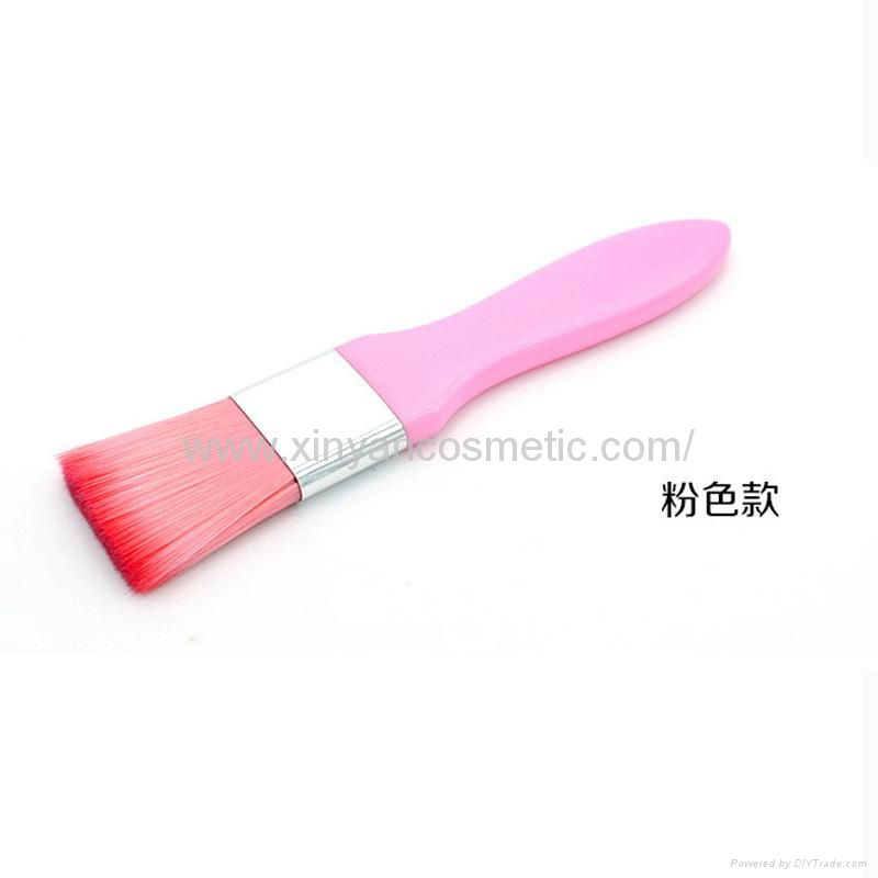 Manufacturer supply colour Plastic handle Mask Cosmetic brush beauty tool  4