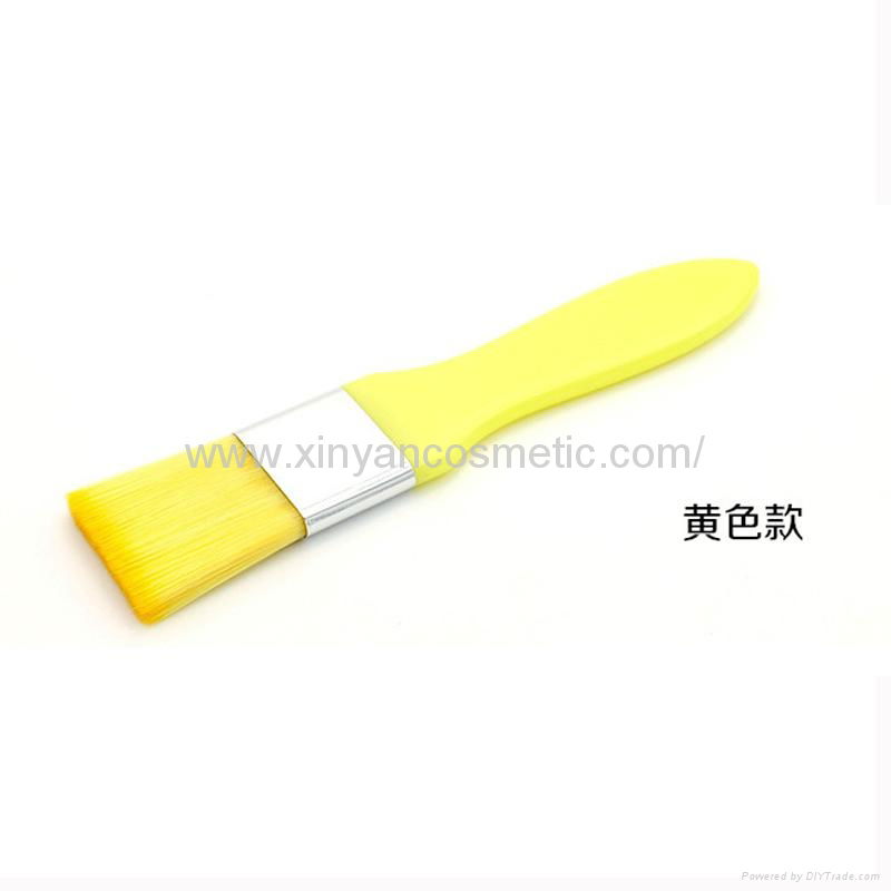 Manufacturer supply colour Plastic handle Mask Cosmetic brush beauty tool  5