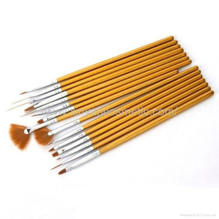 XINYANMEI Manufacturer supply 15 Manicure brush set Manicure pen tool wholesale 3