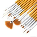 XINYANMEI Manufacturer supply 15 Manicure brush set Manicure pen tool wholesale 7