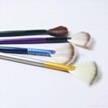 Manufacturer supply Wooden handle Imported synthetic fiber wool Powder brush