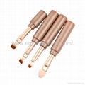 Manufacturer supply Four in one Eye shadow Eyeliner Brush eye makeup brush 7