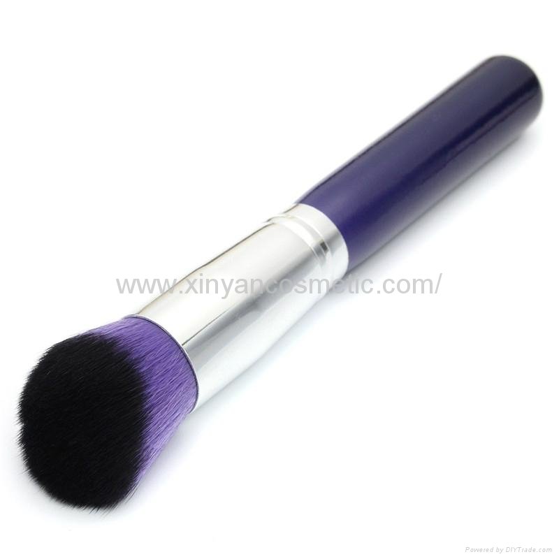 新妍美厂家供应10支木柄精美梦幻紫色化妆刷 美容美妆工具 2