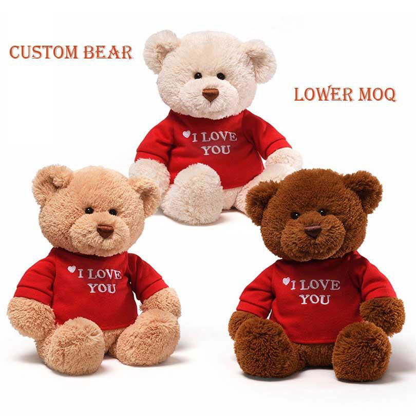 hot sale custom plush stuffed animal toy teddy bear 5