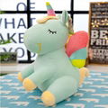 hot sale chinese factory stuffed plush unicorn pillow toy 1