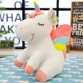 hot sale chinese factory stuffed plush unicorn pillow toy