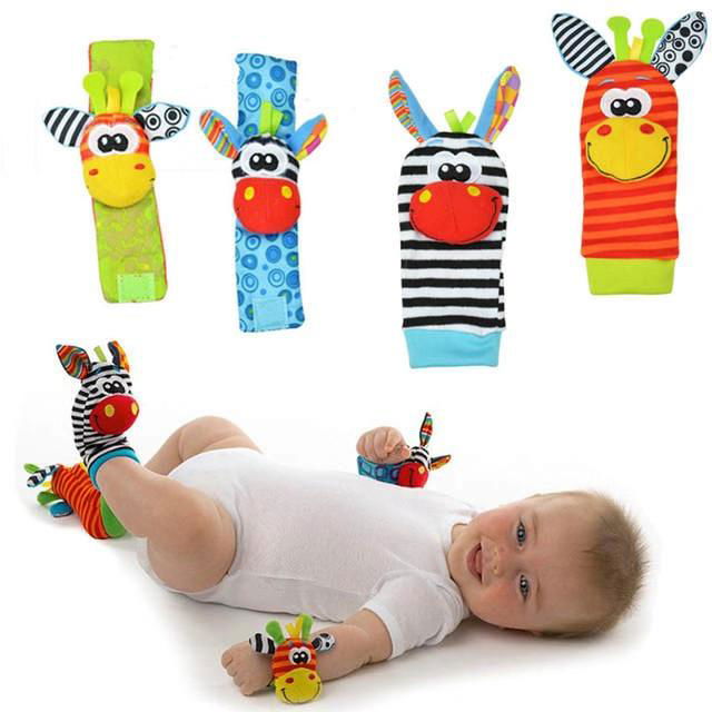 new arrival stuffed baby safe rattle sock toy 3