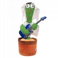 custom multi function dancing cactus toy