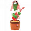 custom multi function dancing cactus toy