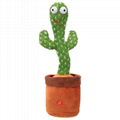 custom multi function dancing cactus toy