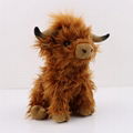 creative scotland stuffed plush cow toy for baby gift