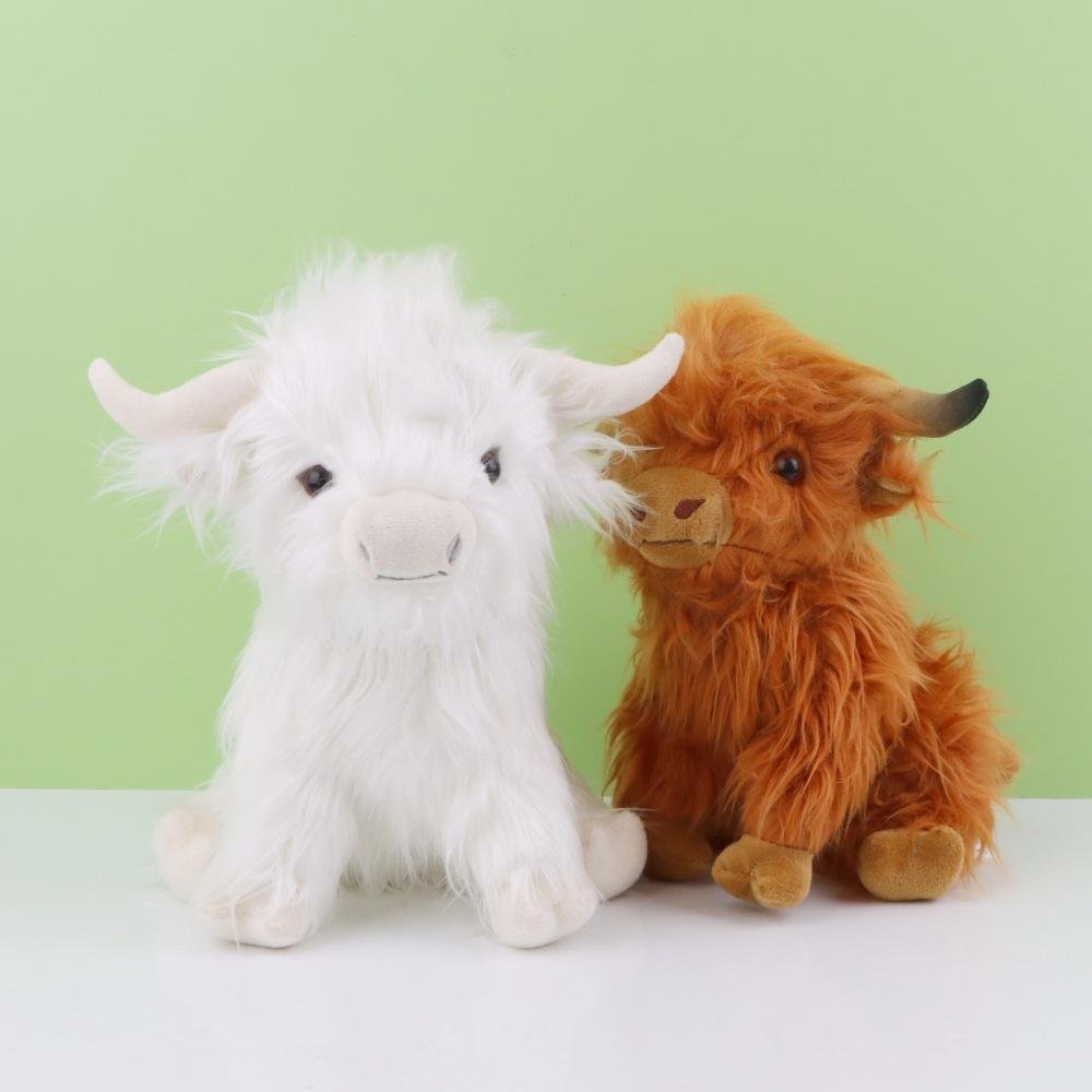 creative scotland stuffed plush cow toy for baby gift 5