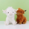 creative scotland stuffed plush cow toy for baby gift