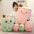 creative customize stuffed plush milk tea cup pillow toy 2