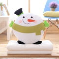 multi functional christmas series plush toy pillow hand warmer blanket 4