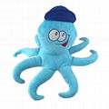 multi face stuffed animal plush octopus toy 2