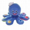 multi face stuffed animal plush octopus toy