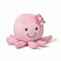 multi face stuffed animal plush octopus toy