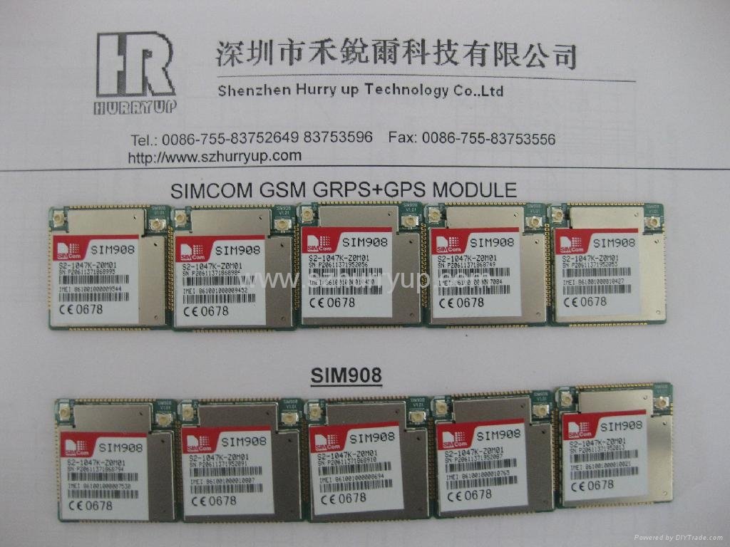 SIM908 GSM GPRS 無線通訊模塊 3