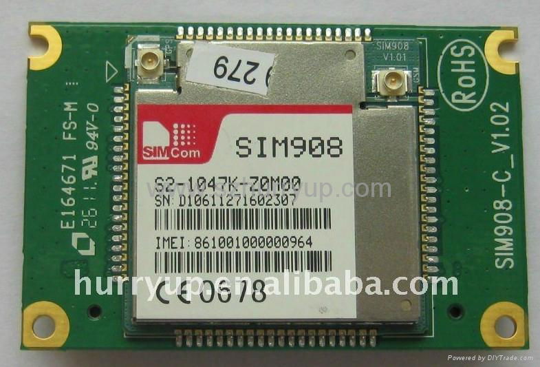 sim908 開發板帶所有配件，GSM GPS 天線 5