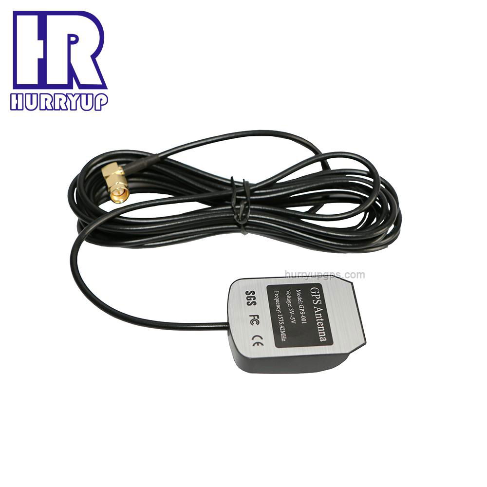GPS active antenna with RG174 cable and SMA connector