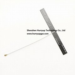 FPC PCB 4G 3G GSM 2.4G GPS antenna with 1.13 cable and IPEX connector