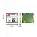 SIMCOM SIM800C GSM GPRS Module SIM800C, 2G Communication Module LCC Form Factor