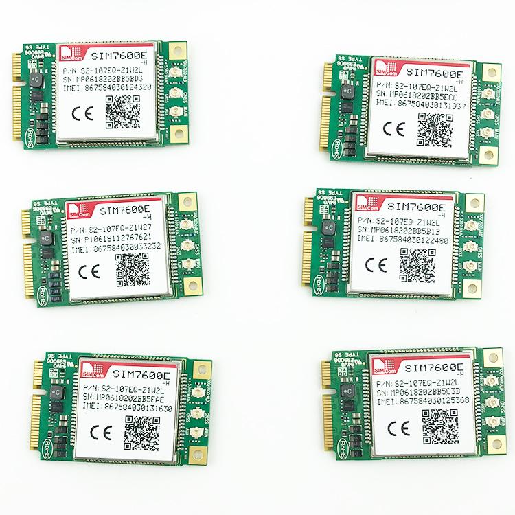 SIMCOM SIM7600E-H 4G LTE Module, Mini PCIe Form Factor LTE Cat.4 Module 3