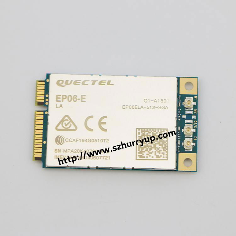 Quectel移远 EP06-E EP06ELA-512-SGA 4G LTE模块, Cat.6 Mini PCIe 4