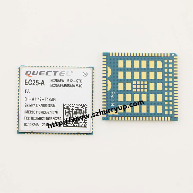 Quectel移遠EC25-A EC25AFA-512-STD LTE 4G模塊，LCC+LGA封裝 2