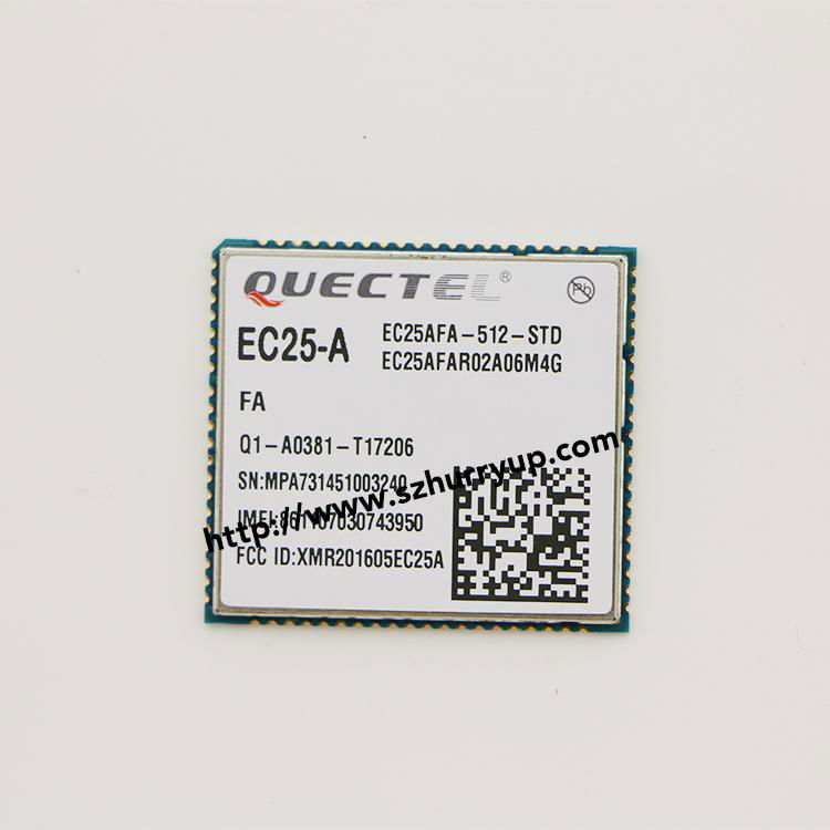 Quectel移遠EC25-A EC25AFA-512-STD LTE 4G模塊，LCC+LGA封裝 4