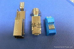 USB3.0 B Type 公頭 焊線式