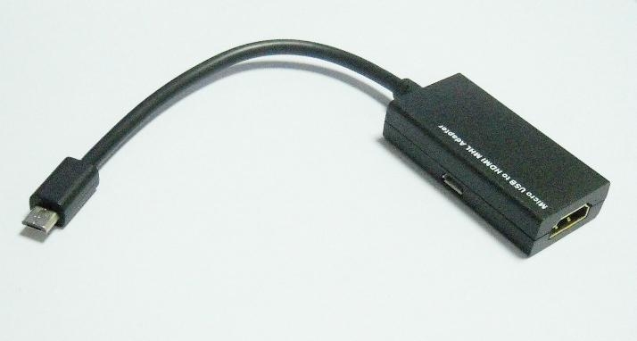 mhl micro usbtohdmi af手机高清转接线