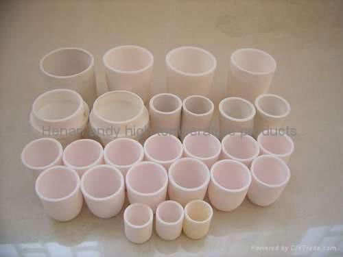 99.7% Alumina crucibles 2