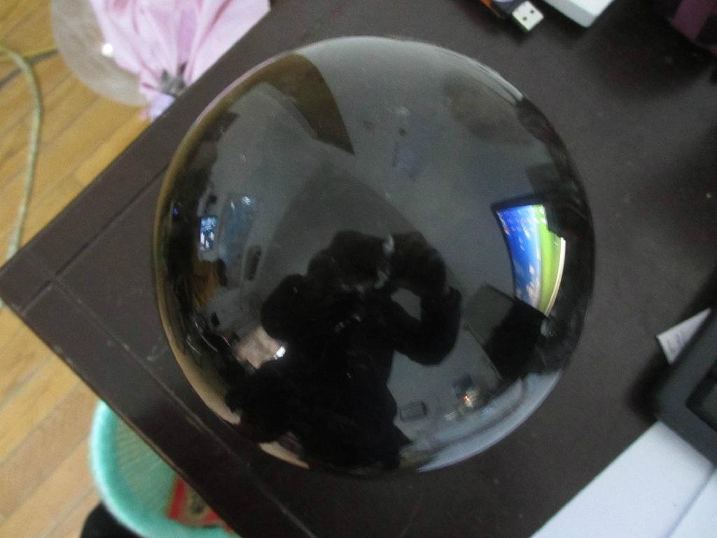 natural smokey quartz crystal sphere 3