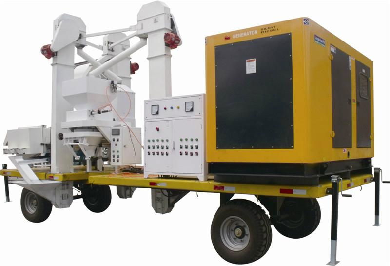 diesel driven mobile seed processing plant  2